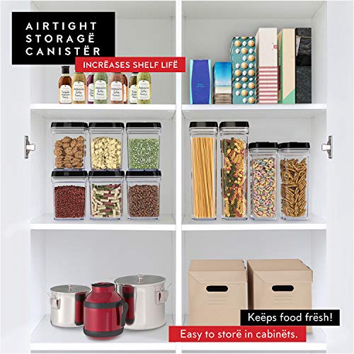 Pasta Storage Containers for Pantry Airtight (2 Count)