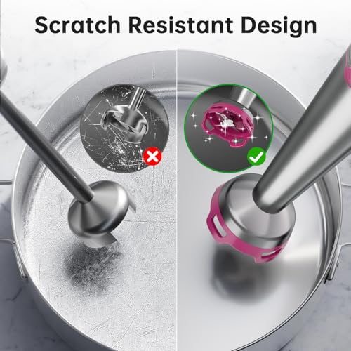 Immersion Blender Handheld Corded Hand Blenders Set 1100W