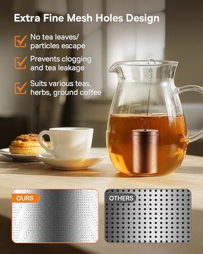2 Pack Tea Strainers for Loose Tea (2 Count)