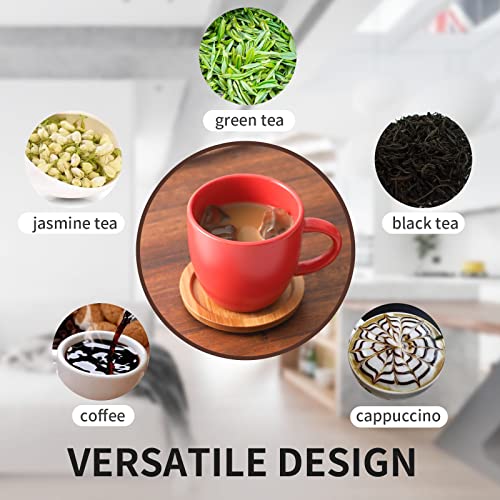 Espresso Cups and Saucers Set of 6 (6 Count)