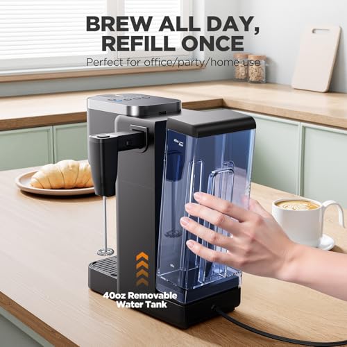 Single Serve Coffee Maker with Built