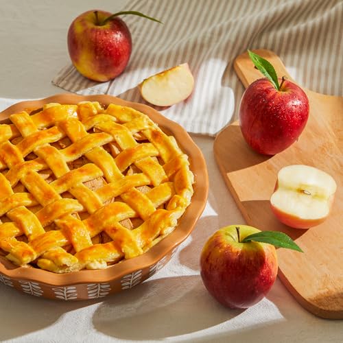 Porcelain Deep Fluted Pie Dish for Baking