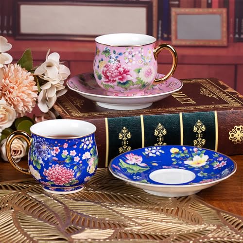Tea Cup and Saucer (2 Count)