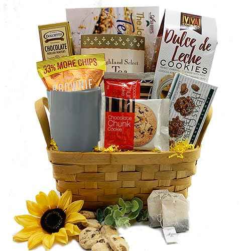 Tea & Cookies Gift Basket