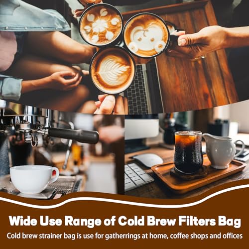 Cold Brew Coffee Filter Bag Compatible with Toddy Cold Brew System for 5 Gallon Commercial Brewers (2 Count)