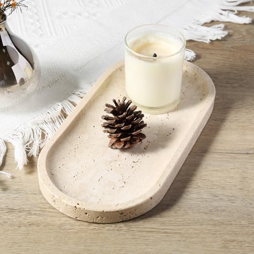 Natural Marble Tray for Bathroom Counter