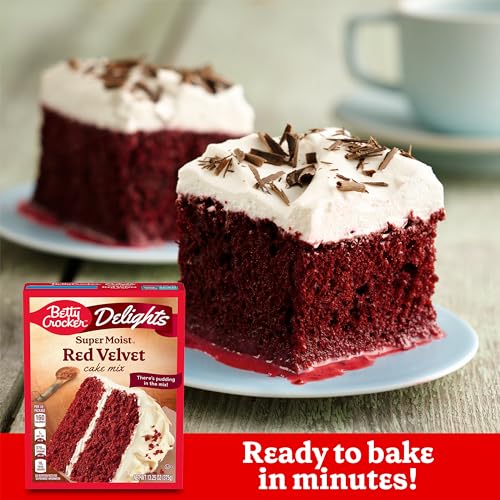 Delights Super Moist Red Velvet Cake Mix (159 Ounce)
