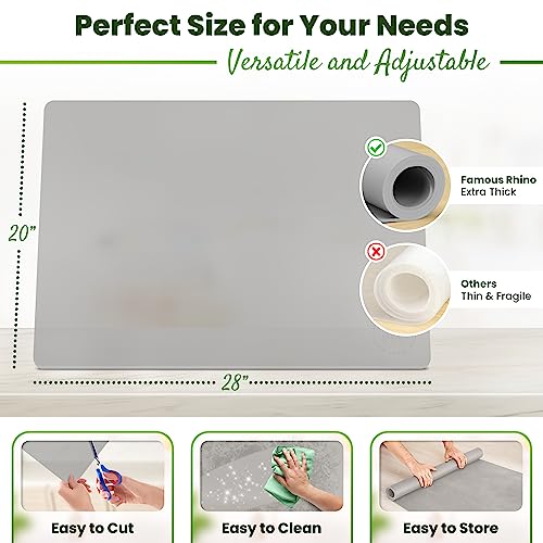 Large Silicone Mat 28" x 20" Thick Heat Resistant