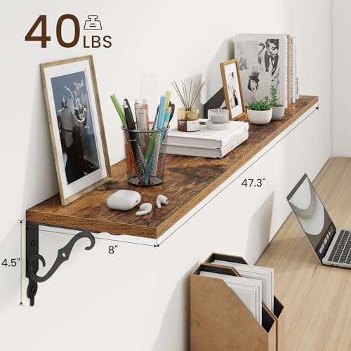 Floating Shelves for Wall Decor (2 Count)