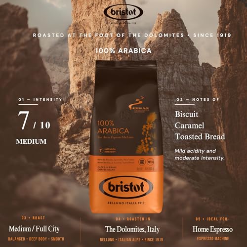 100% Arabica Italian Espresso Beans (17.6 Ounce)