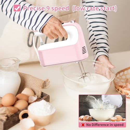 9 Speed Digital Hand Mixer Electric