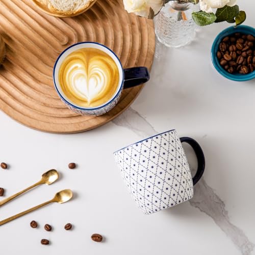 Ceramic Coffee Mugs Set (6 Count)