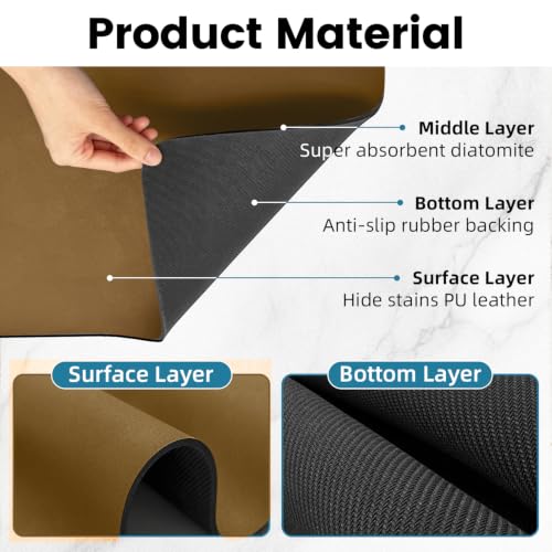 31.5x17 Inch Coffee Mat