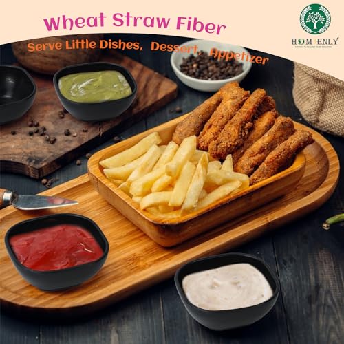 Wheat Straw Small Dishes Set of 6