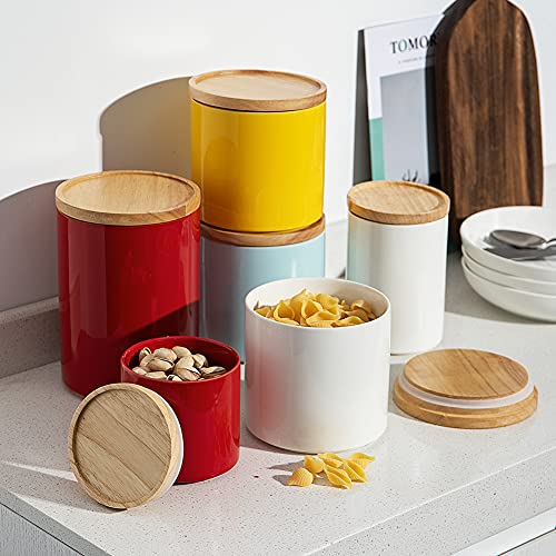 Sweejar Kitchen Canisters Ceramic Food Storage Jar