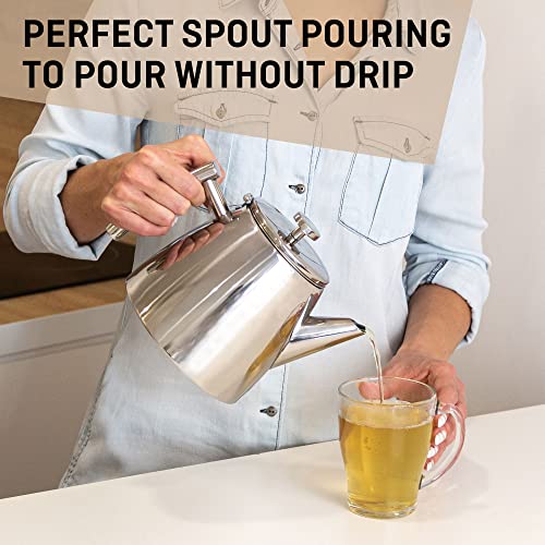 Stainless Steel Tea Pot with Infuser