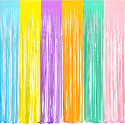 Tinsel Foil Fringe Curtains (2 Count)