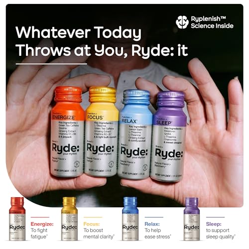RYDE Variety Shots (48 Fl Oz)