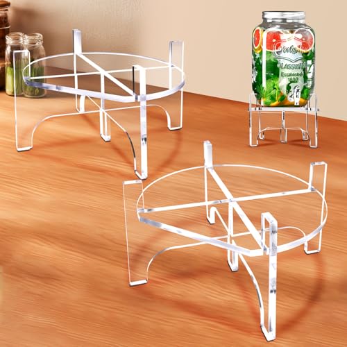 Acrylic Glass Drink Dispenser Stand