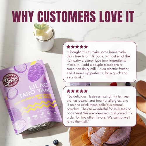 Lilac Taro Yam Powder 5oz (5 Ounce)