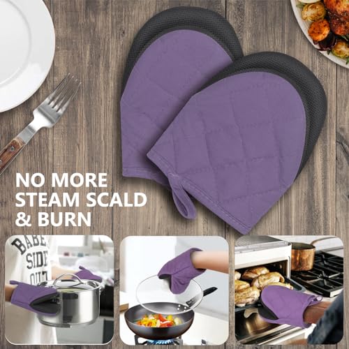1 Pair Short Oven Mitts