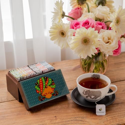 Urban Print Wooden Tea Sampler Box (30 Count)