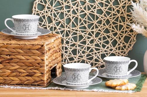 Porcelain Tea Set for 6