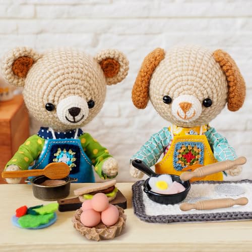 30 Pcs Mini Rolling Pins 1.96 Inch Wooden Simulation Kitchen Toys for Kids Miniature Dough Rollers for Dollhouse Decor Educational Craft Tools for Creativity and Imagination