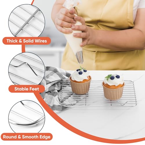 4 PCS Baking Rack for Oven Cooking
