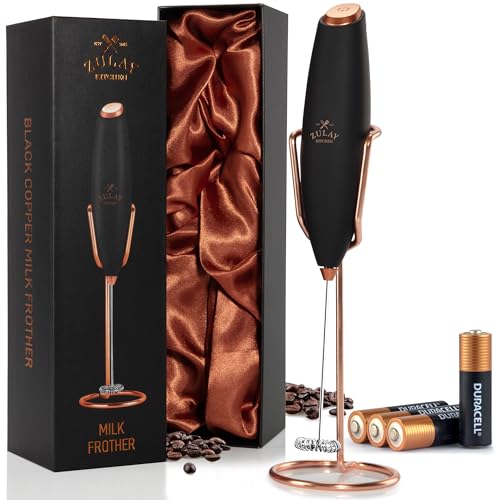 Powerful Milk Frother Wand With Duracell Batteries
