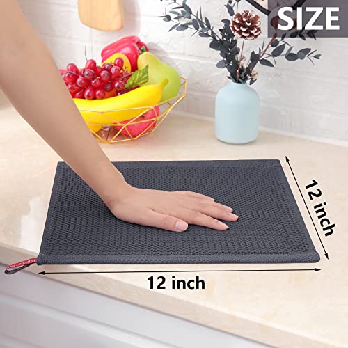 100% Cotton Waffle Weave Kitchen Dish Cloths 8 (8 Count)