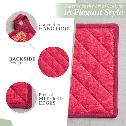 Pot Holders 100% Cotton Potholders (2 Count)