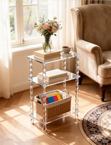 Acrylic Side Table Narrow