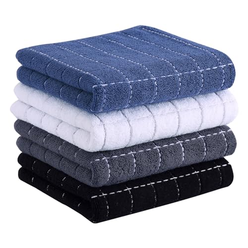 100% Cotton Terry Kitchen Towels (4 Count)