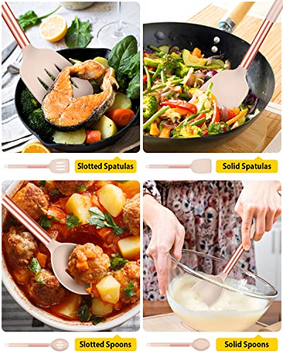 Pack of 4 Silicone Cooking Utensils Set (4 Count)