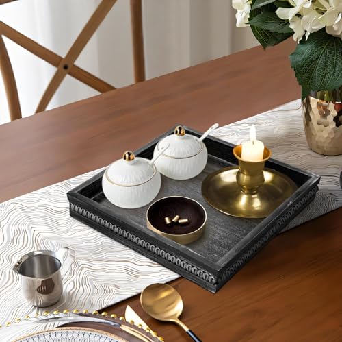 Square Wood Serving Tray