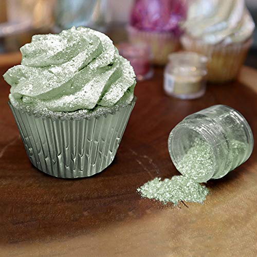 Soft Green Edible Glitter