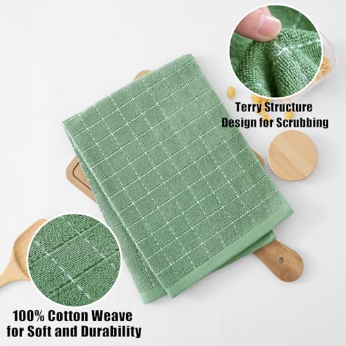 100% Cotton Terry Kitchen Towels (8 Count)