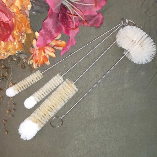 Bottle Brushes Thin Long Handle X 4 (4 Count)