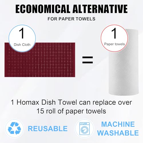 100% Cotton Terry Kitchen Towels (4 Count)