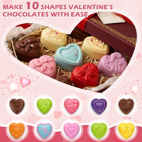 Heart Molds Silicone Valentine's Day Chocolate
