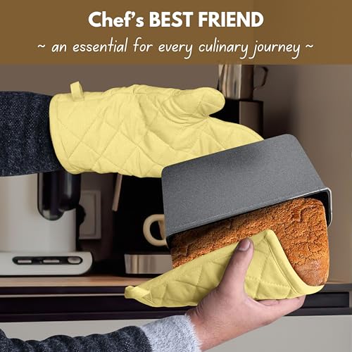 4 Piece Set 2 Oven Mitts & 2 Potholders (4 Count)
