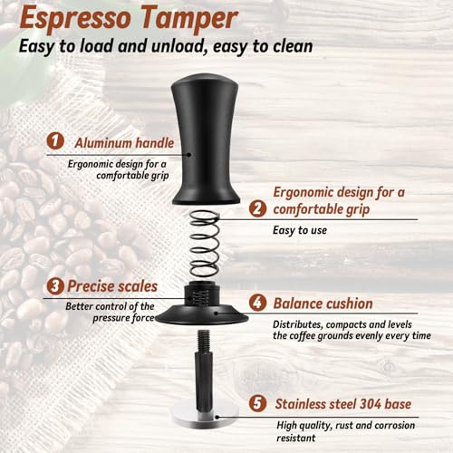 53mm Coffee Espresso Tamper Set