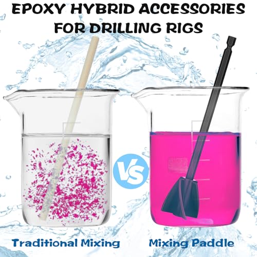 16 Pcs Epoxy Resin Mixer Paddles for Drill (16 Count)