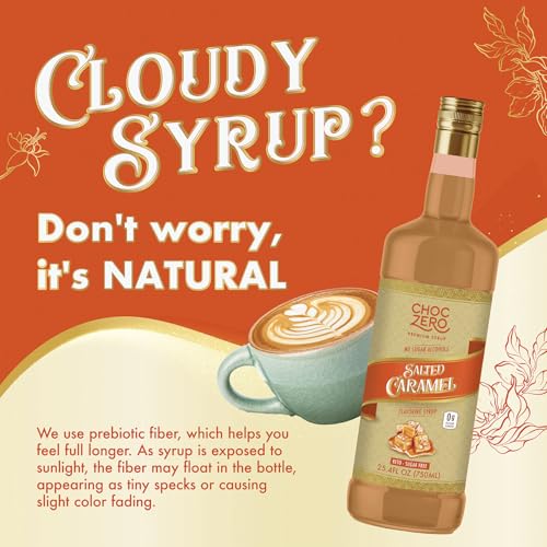 Sugar Free Salted Caramel Coffee Syrup (25.4 Fl Oz)