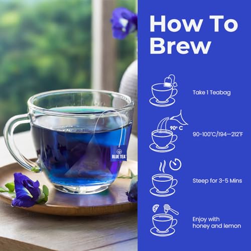 Butterfly Pea Flower Tea (30 Count)