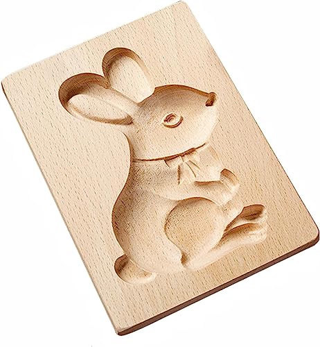Wooden Cookie Biscuit Mold