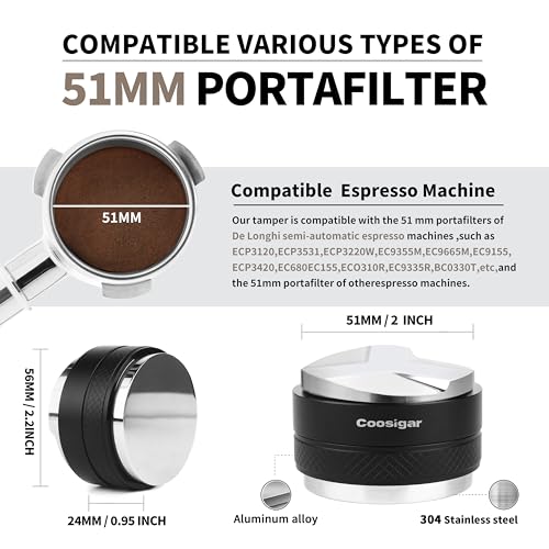 51mm Coffee Distributor and Tamper