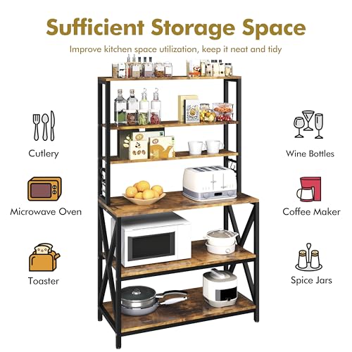 6 Tier Bakers Rack