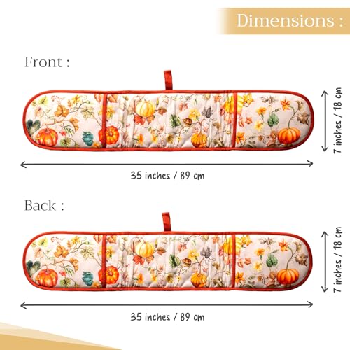 Double Oven Mitts 100% Cotton Double Oven Glove